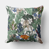 Art Nouveau Garden Muse Design クッション (正面)
