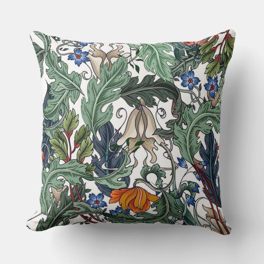 Art Nouveau Garden Muse Design クッション (正面)