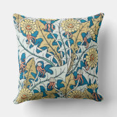 Art Nouveau Garden Muse Design クッション (裏面)