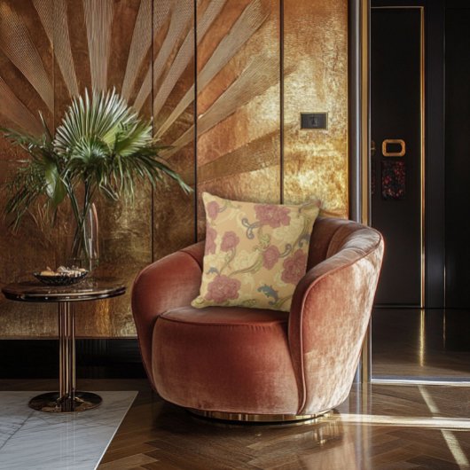 Art Nouveau Garden Muse Design クッション