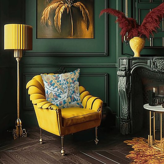 Art Nouveau Garden Muse Design クッション