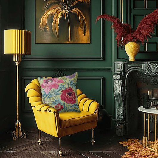 Art Nouveau Garden Muse Design クッション