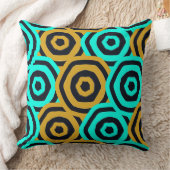 Art Nouveau Geometric Pattern クッション (ブランケット)