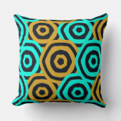 Art Nouveau Geometric Pattern  クッション (正面)