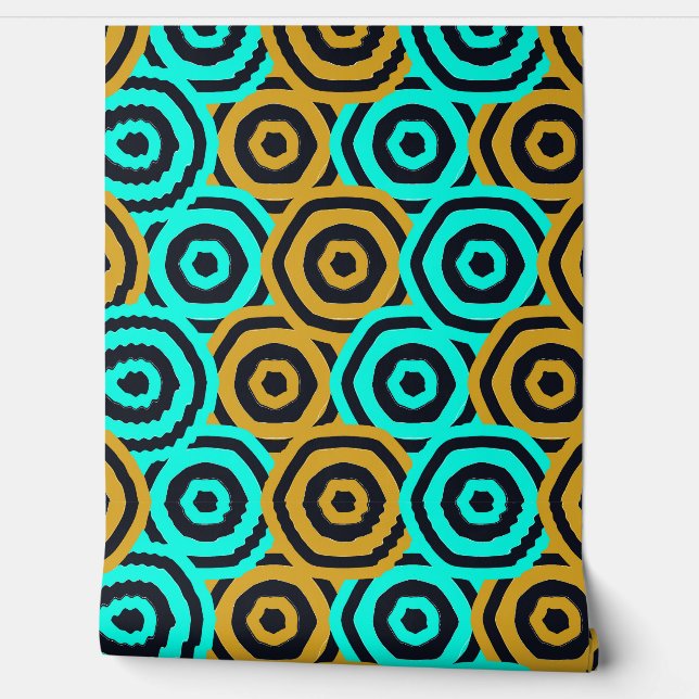 Art Nouveau Geometric Pattern  壁紙 (ほどく)