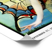 Art nouveau girl  ポスター (角)