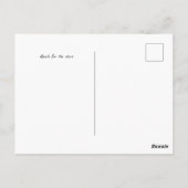 Art Nouveau Girl Reaching For The Stars ポストカード (裏面)