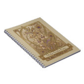 Art Nouveau Gladiolus italicus ノートブック (右側)