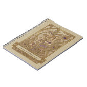 Art Nouveau Gladiolus italicus ノートブック (左側)