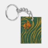 Art Nouveau Goldfish  キーホルダー (正面左)