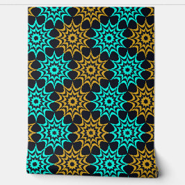 Art Nouveau Hex Star Pattern  壁紙