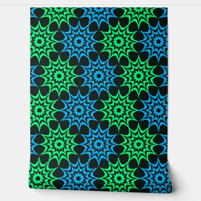 Art Nouveau Hex Star Pattern  壁紙 (ほどく)