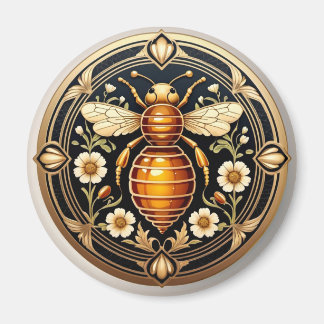 Art Nouveau Honey Bee マグネット