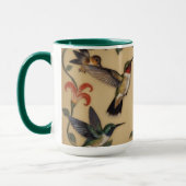 Art Nouveau Hummingbird Mug マグカップ (左)
