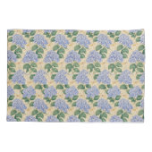 Art Nouveau Hydrangea Pattern with Dragonflies 枕カバー (裏面)