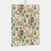 Art Nouveau-inspired floral design ガラスオーナメント (正面右)