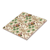 Art Nouveau-inspired floral design タイル (側面)