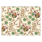 Art Nouveau-inspired floral design テーブルクロス (正面(横))