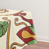 Art Nouveau-inspired floral design テーブルクロス (インサイチュ)