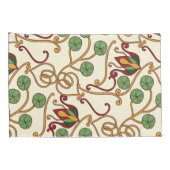 Art Nouveau-inspired floral design 枕カバー (裏面-右)