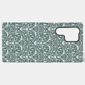 Art Nouveau Inspired Florals Samsung Case - Green Samsung Galaxyケース (裏面横)