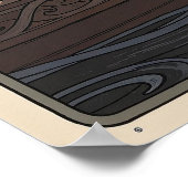 Art Nouveau Lady of the Lake ポスター (角)