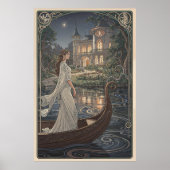 Art Nouveau Lady of the Lake ポスター (正面)