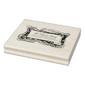 Art Nouveau Leafy Vines Address Label ラバースタンプ (スタンプ)