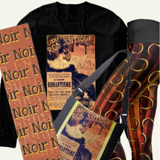 Art nouveau librairie romantique gothic grasset トライブレンドＴシャツ