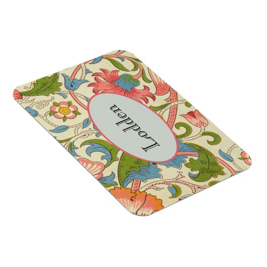 Art nouveau lodden pattern - William Morris マグネット (右側)