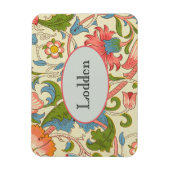 Art nouveau lodden pattern - William Morris マグネット (縦)