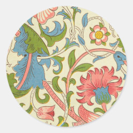 Art nouveau lodden pattern - William Morris ラウンドシール