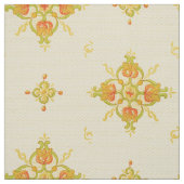 Art Nouveau Mission Style Bands of Tulips pattern ファブリック (見本)