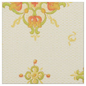 Art Nouveau Mission Style Bands of Tulips pattern ファブリック (クローズアップ)