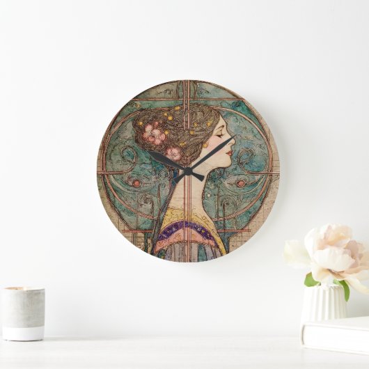 Art Nouveau Model  ラージ壁時計 (ホーム)