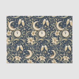 Art Nouveau Moonlit New Year Pattern 薄葉紙
