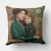 Art Nouveau Mother & Child クッション (裏面)