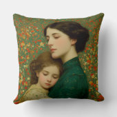 Art Nouveau Mother & Child クッション (裏面)
