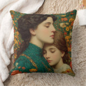 Art Nouveau Mother & Child クッション (ブランケット)