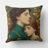 Art Nouveau Mother & Child クッション (裏面)