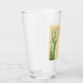 Art Nouveau Narcissus Flowers Latte Mug タンブラーグラス (右)