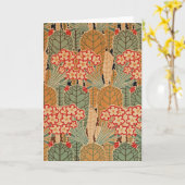 Art Nouveau Pattern #1 at Emporio Moffa カード (黄色い花)