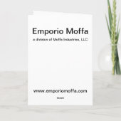 Art Nouveau Pattern #3 at Emporio Moffa カード (裏面)