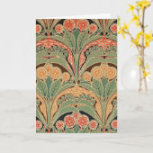 Art Nouveau Pattern #3 at Emporio Moffa カード (黄色い花)