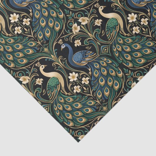 Art Nouveau Peacock  薄葉紙 (詳細)