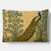 Art Nouveau Peacock Botanical Illustration  アクセサリーポーチ (正面)