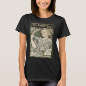 Art Nouveau Perfume Ad by Alphonse Mucha Tシャツ (正面)