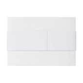 Art Nouveau Pink and Green Floral Wedding  招待状ベリーバンド (裏面例)