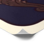 Art Nouveau Portrait of Lilian Gish ポスター (角)