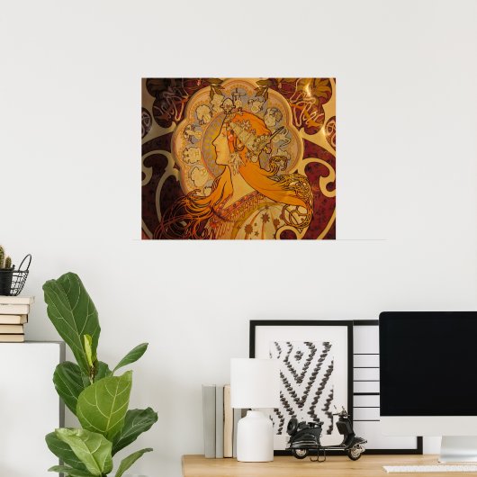 Art Nouveau Poster ポスター (ホームオフィス)